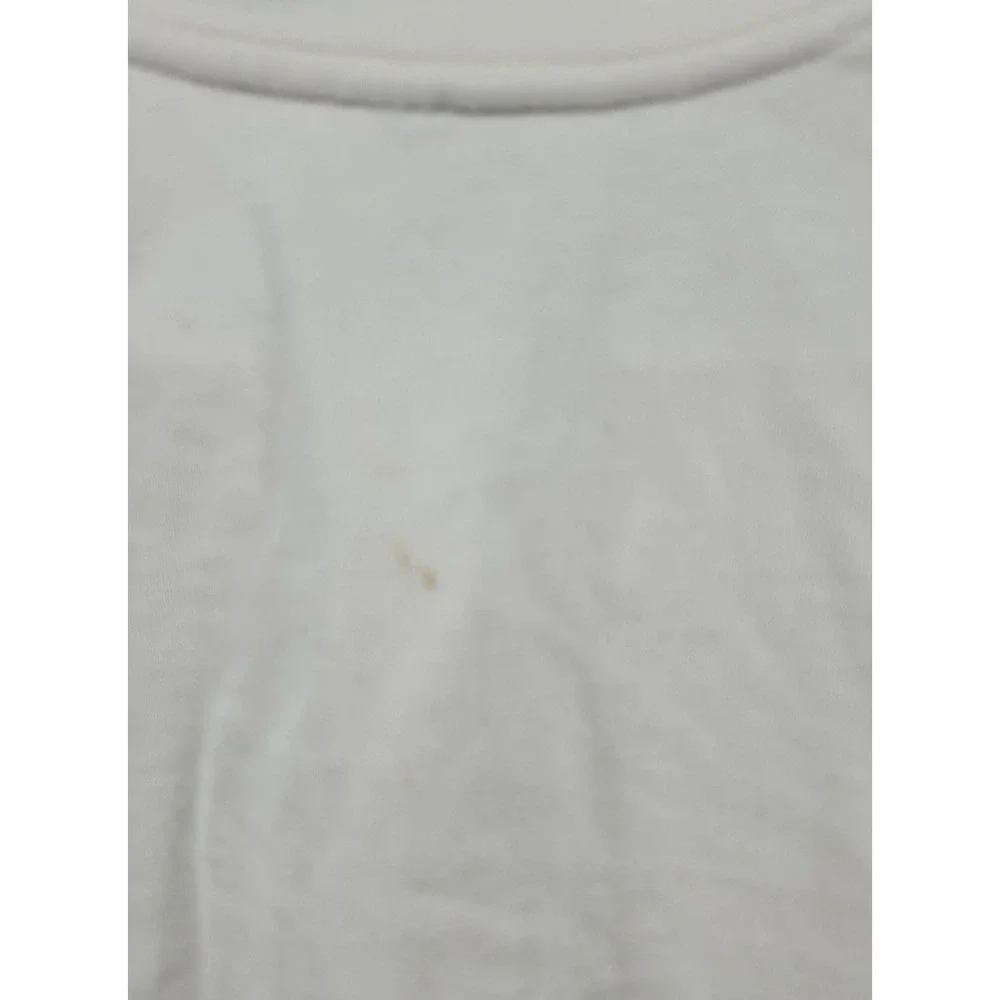 Nike White Button Front Long Sleeve Cardigan Cotton Sweater Men's Large